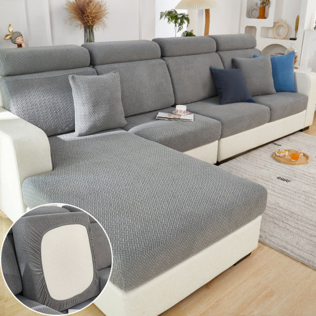 Valoren – Housse Élastique pour Canapé avec Coussins Détachables