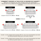 Clarven - Housse de Canapé Élastique