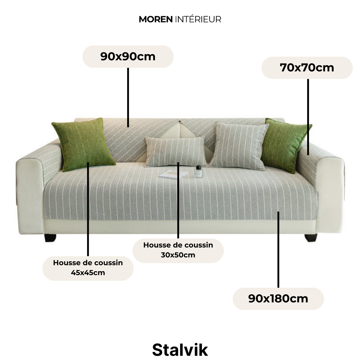 Stalvik – Housse de canapé